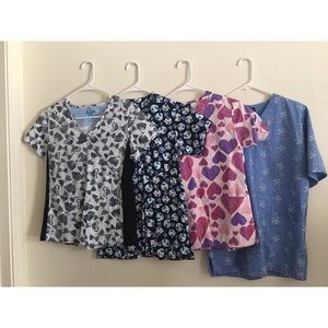 4 scrub top bundle